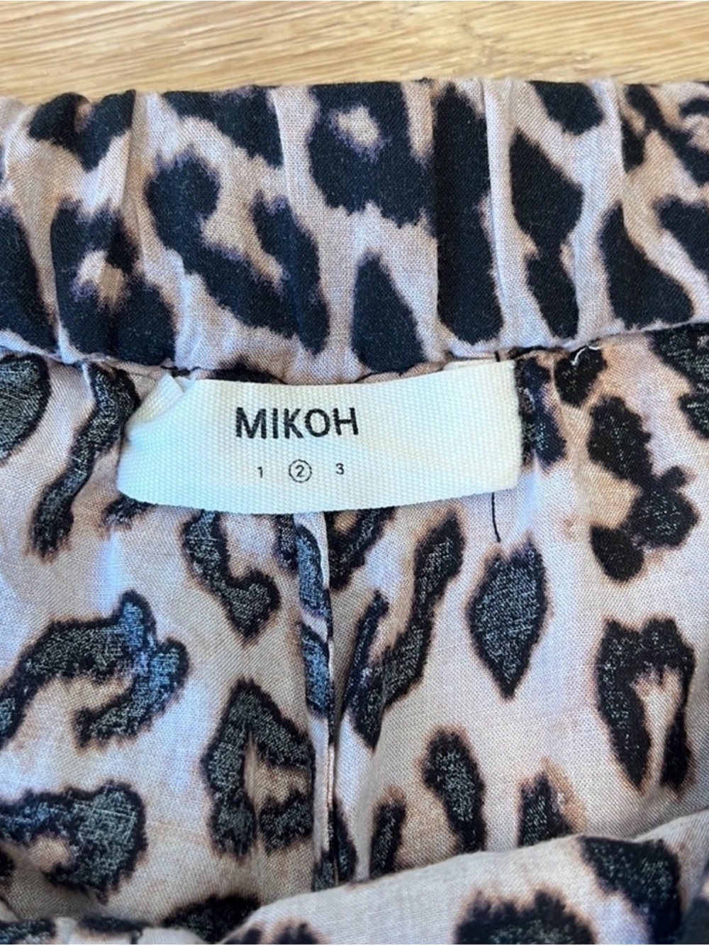 Mikoh Hawi Leopard-Print Lounge Pajama Shorts - Picture 2 of 3